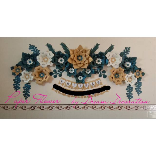 Paper Flower - Dekorasi Lamaran - Dekorasi Ultah - Bunga Kertas