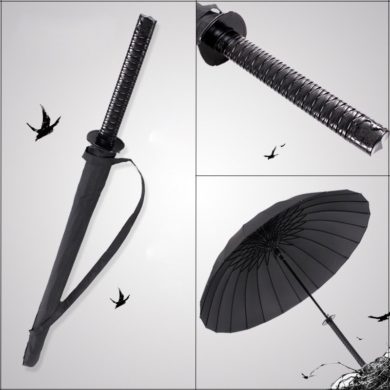 Umbrella Payung Hujan Samurai Jepang Gagang Kokoh Diameter 103 cm