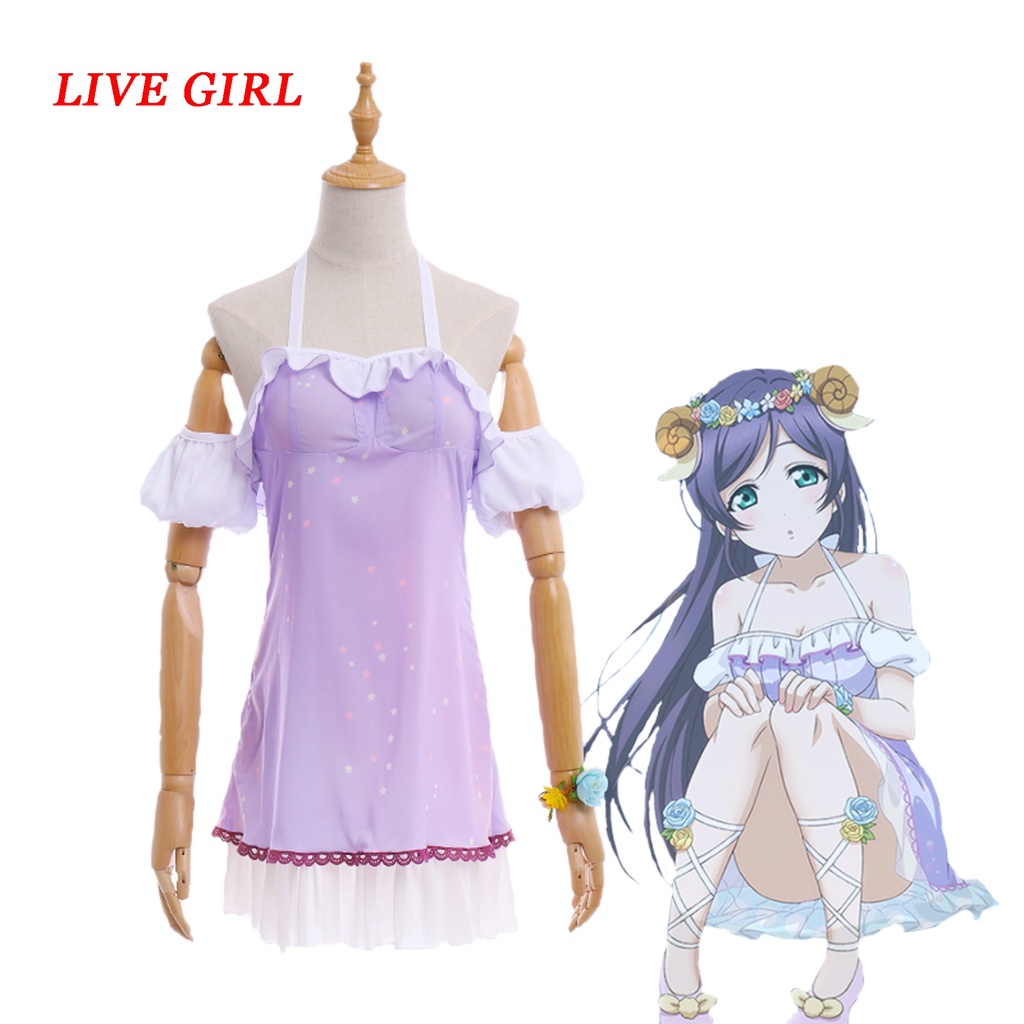 PREORDER Liva girl  love live cosplay Nozomi Tojo cosplay costume new LoveLive Sunshine cosplay set 
