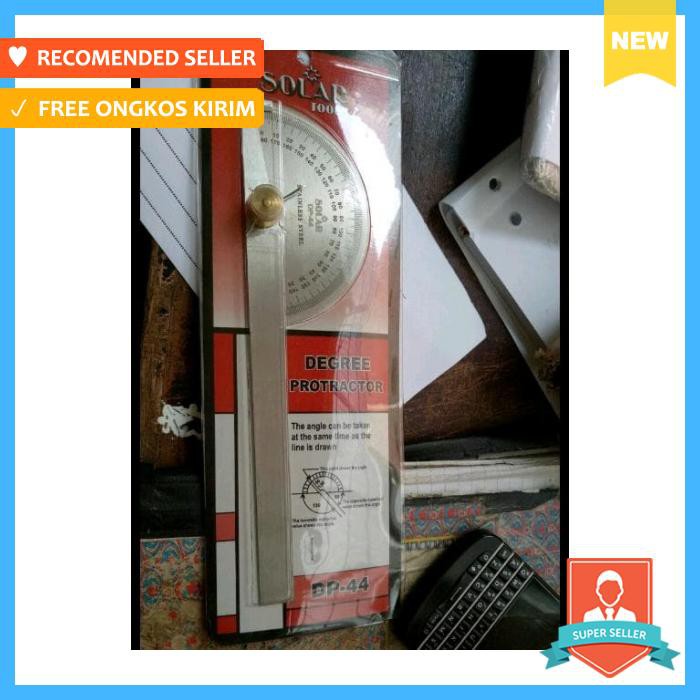 

Penggaris - Sudut Busur Derajat 200Mm Protractor - Alat Tulis