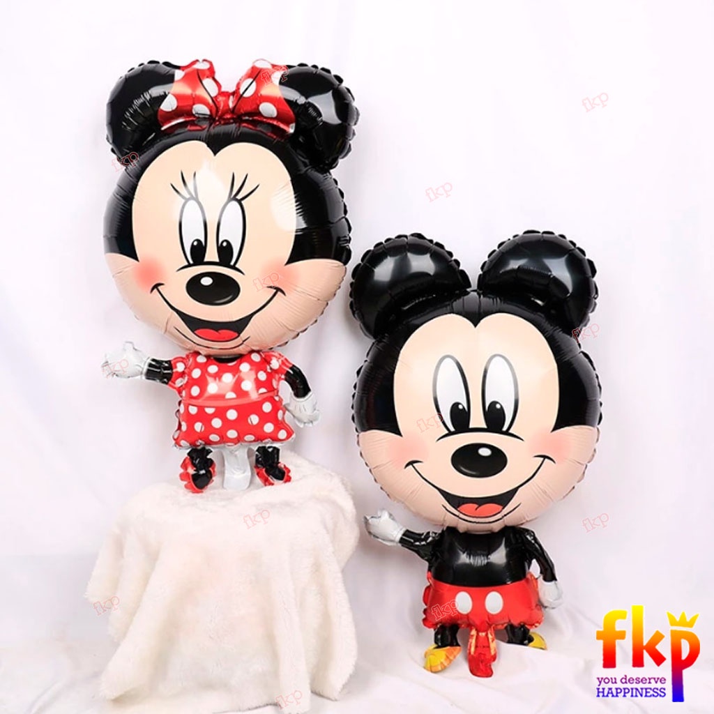 FUN KIDS PARTY Balon Badan Mickey / Balon Foil Karakter Mickey Minnie / Balon Mickey / Balon Minnie