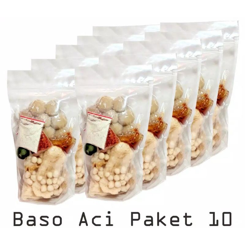 

(termurah )Baso aci instan (paket 10 bungkus)
