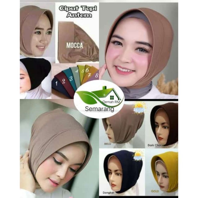 Ciput Marsha Pad Cepol Premium, Inner Topi Marsha, Daleman Pad