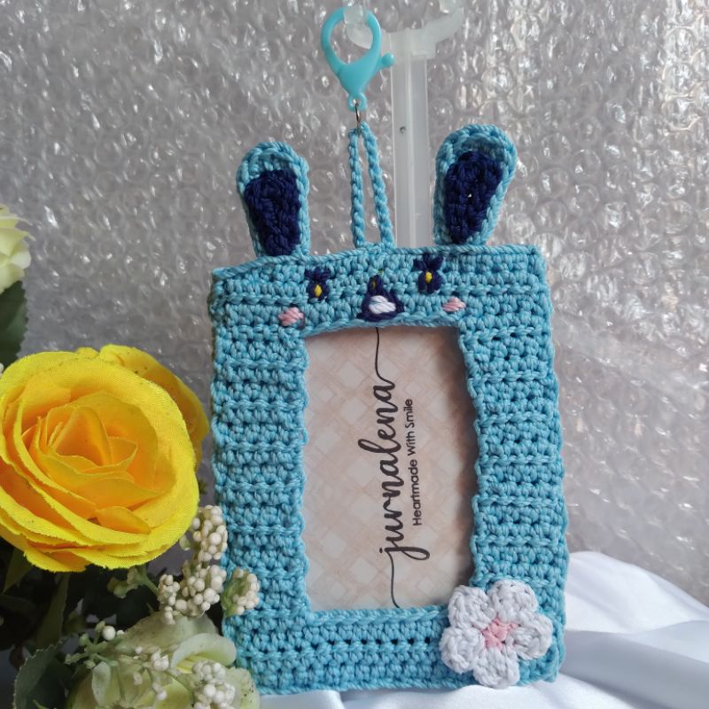 photocard holder rajut roroha