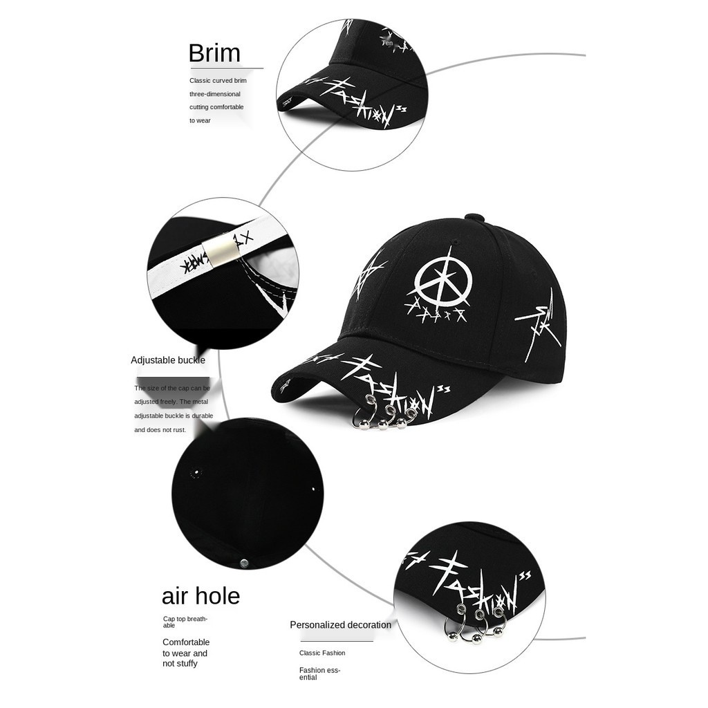 Topi Snapback Motif Graffiti Bahan Katun Gaya Hip Hop Korea Untuk Pria Dan Wanita