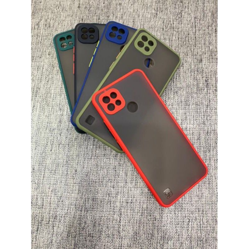 softcase realme C21y case dove + kamera matte transparan fuze  MY choice