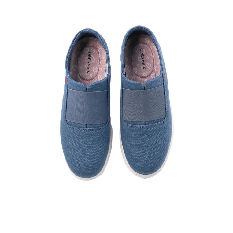 SEPATU SLIP ON OBERMAIN WANITA ORIGINAL BRANDED ASLI TERBARU BIRU OW09