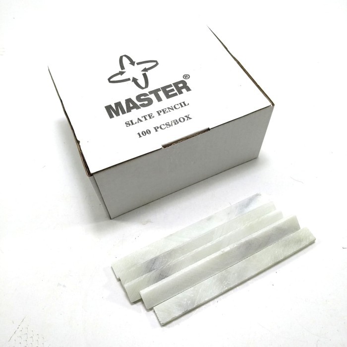 

Slate Pensil Master 100 Pcs / Kapur Besi Kualitas Top