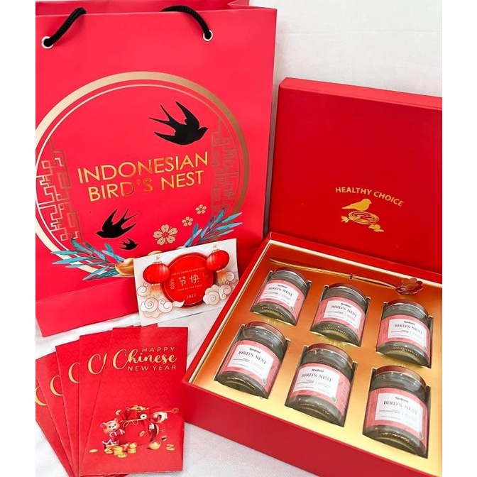 

Hampers Realfood Edisi Imlek isi 6 Walet Kado Mewah CNY Paket Parcel [[[TERBARU BISA COD]]]