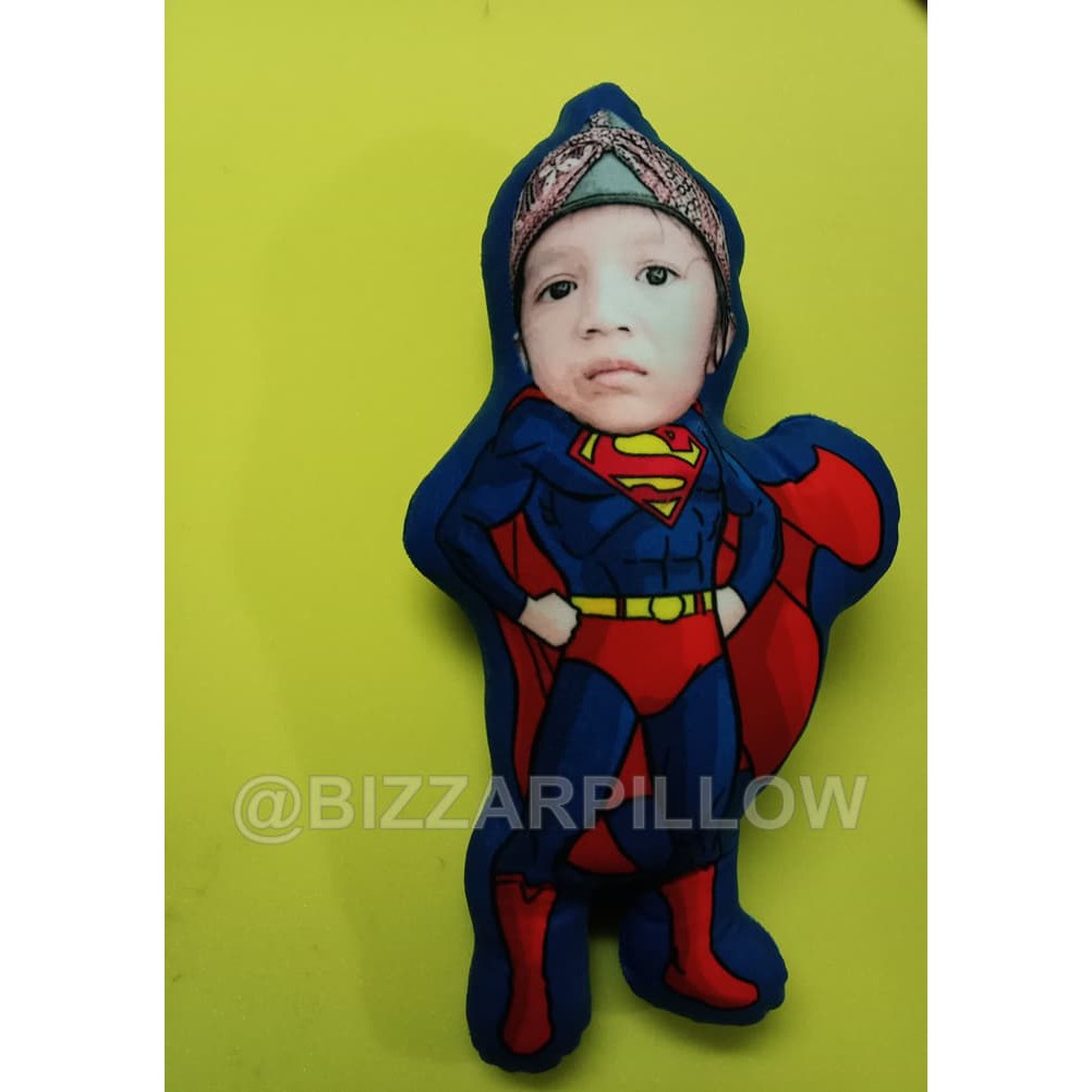 Bizzarpillow Bantal Kado Karakter Super Hero Size L  BZ109