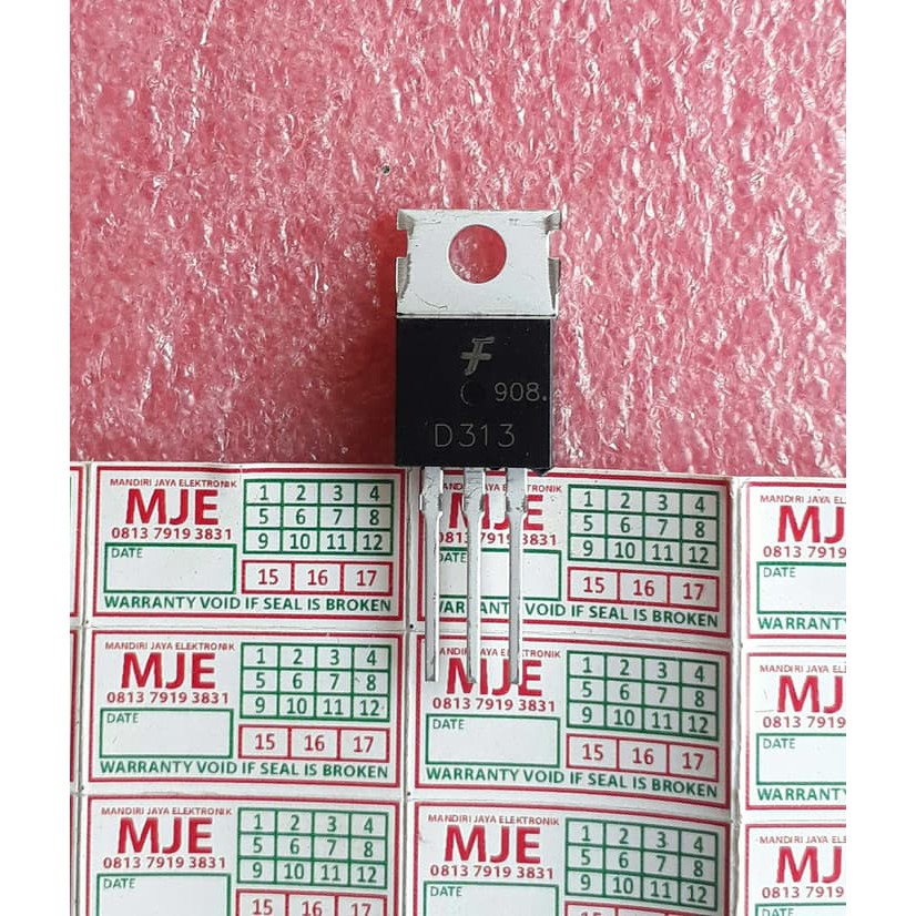 5 pcs Transistor D313 D 313 NPN Berkualitas