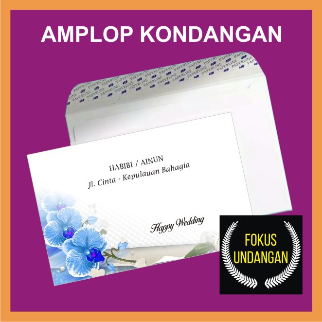 

CETAK NAMA AMPLOP / AMPLOP KONDANGAN / AMPLOP SUMBANGAN / AMPLOP CUSTOM / PER 50 PCS