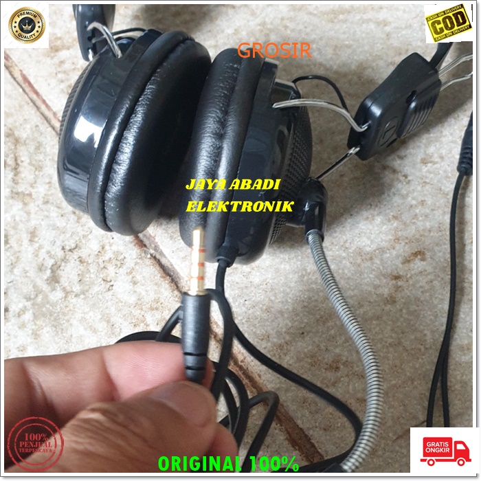 J323 HEADPHONE KABEL GAME BANDO YOUTUBER GAMING HANDSFREE CALL HEADPHONES KABEL KOMPUTER PC MICROPHONE HP HANDPHONE MIC CPU GADGET LAPTOP SUARA AUDIO SOUND SISTEM UNIVERSAL BISA BUAT REKAM VIDEO KAYA YOUTUBER BISA UNTUK HP PC LAPTOP DLL MULTIFUNGSI