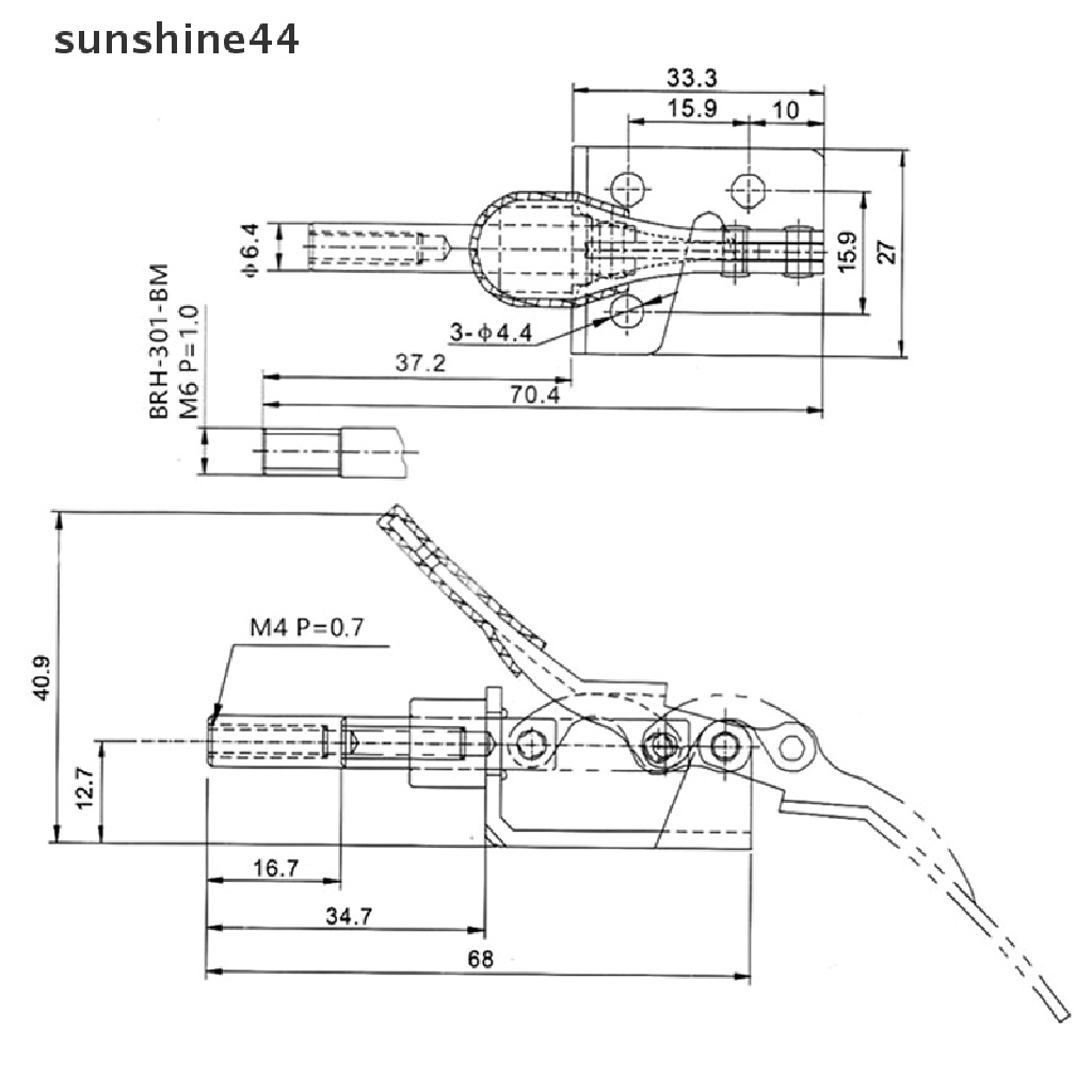 Sunshine Gh-301Am Toggle Clamp Quick Release