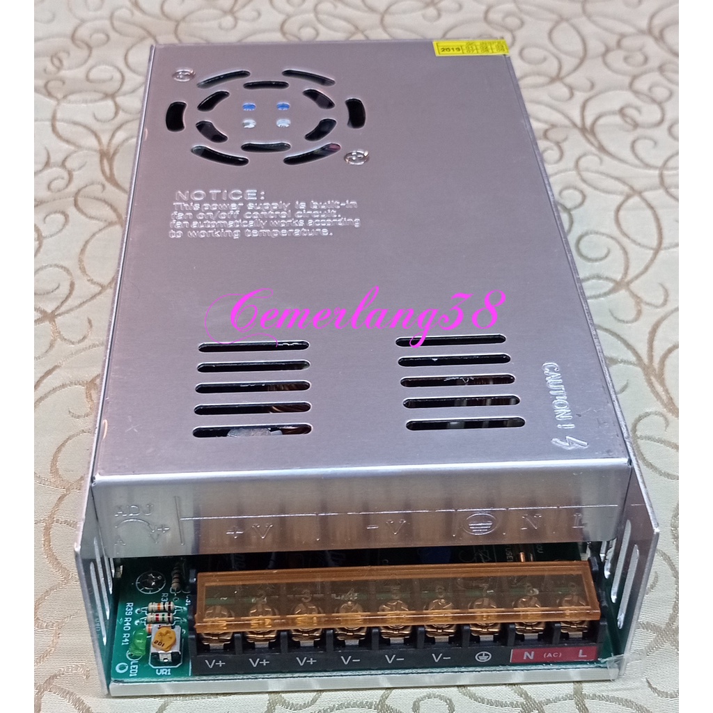 Power Supply 24V 20A PII Switching Adaptor Jaring 24 V 20 A AC DC PSU 12 Volt 24 Ampere