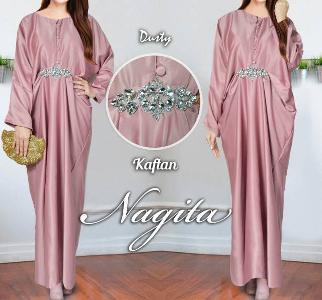 Nagita kaftan aksesoris Fashion Muslim Wanita