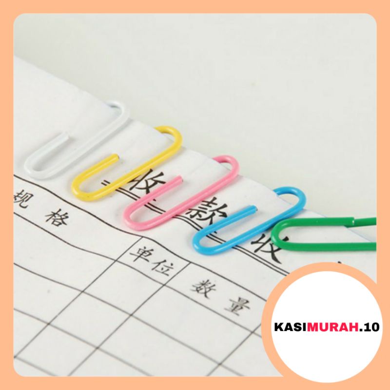 Jual Kasimurah Paper Clip Warna Warni Paper Clip Kertas Penjepit Kertas Klip Kertas