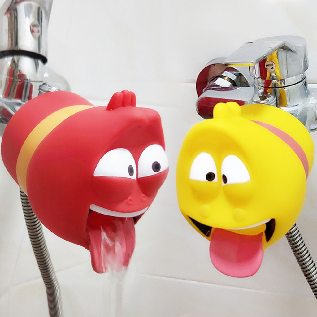 Cartoon Faucet Extender Kids Children Hand Washing Tool Bathroom Sink Shopee Indonesia