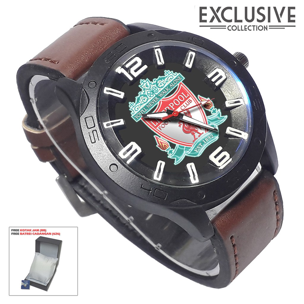 Jam tangan LIVERPOOL Kalep Coklat (Exclusive)