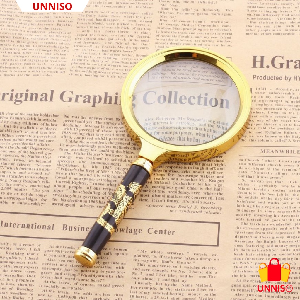 UNNISO - Kaca Pembesar Magnifying Glass 80 Mm MG1