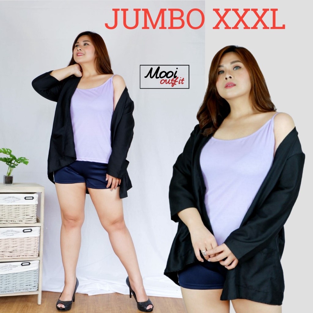 Tanktop Wanita Jumbo Murah / Tank Top Jumbo XXXL / Tanktop Jumbo Polos / Tanktop Jumbo Wanita Dewasa / Tanktop Tali Kecil Jumbo  / Tanktop Korea Sexy Jumbo / Tanktop XXL / Tanktop Jumbo Ld 120 Tali Kecil / Inner Tanpa Lengan Jumbo / Tank Top Big Size