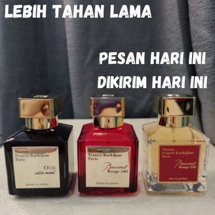 PARFUM BACCARAT ROUGE 540 ORIGINAL | PARFUM WANITA WANGI TAHAN LAMA | PARFUM REMAJA | PARFUM TERLARIS