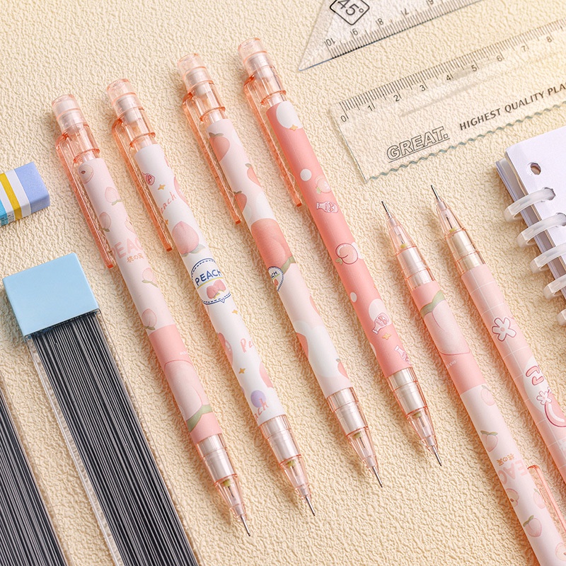 NEW Pensil isi warna peach lucu