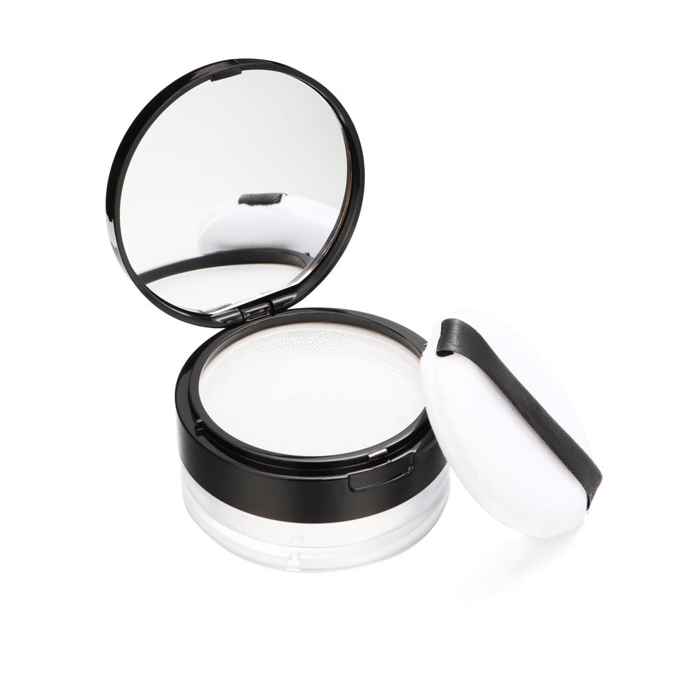 Top Alat Makeup Portable Touch Up Dengan Puff Empty Case