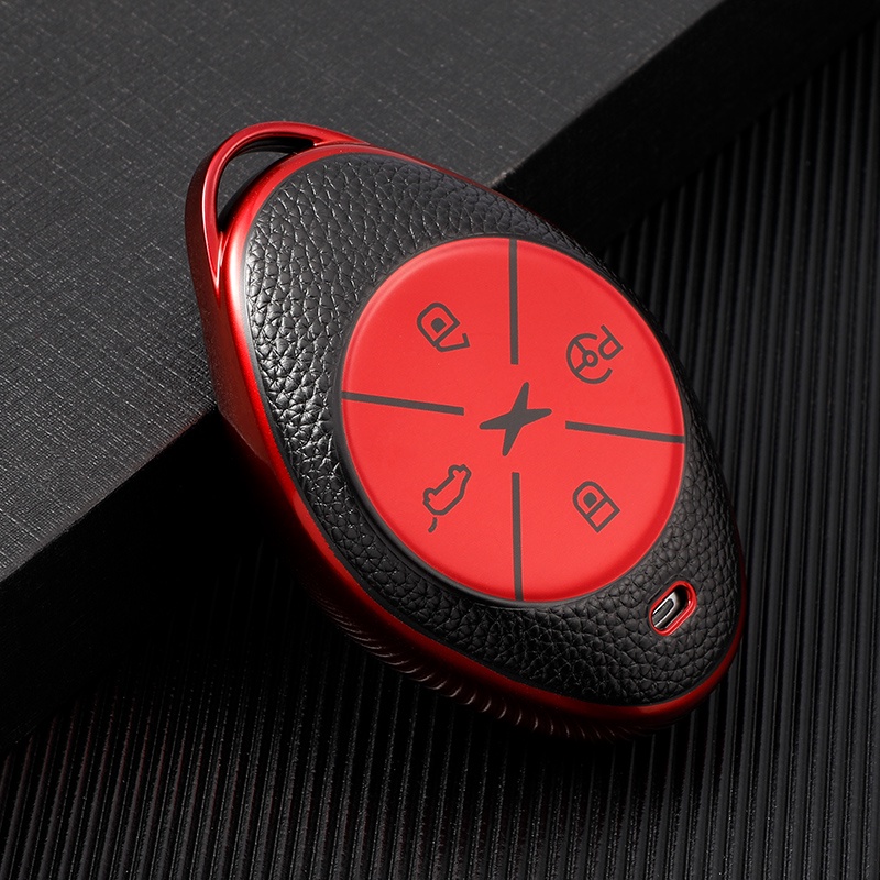 Case Pelindung Remote Kunci Mobil Bahan Kulit TPU Untuk Xpeng G3 460 P7 520 New Xiaopeng G3