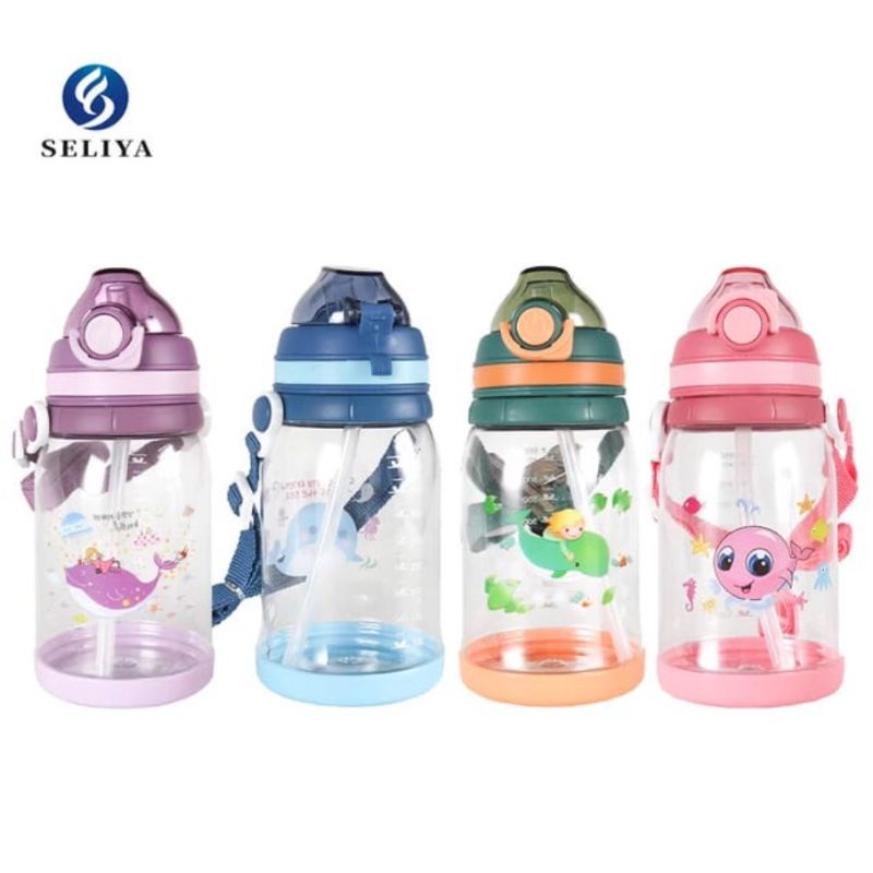 BPA FREE BOTOL MINUM ANAK LUCU IMUT KARAKTER BINATANG / SELIYA 2667 550ML