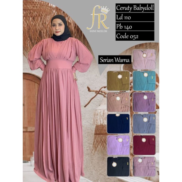 Gamis ceruty premium by frilla