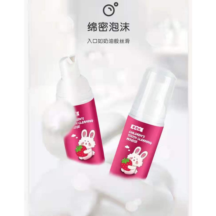 Odol Anak Mousse Spray  / Pasta Gigi Anak Spray Rasa Buah Strawberry Dan Semangka