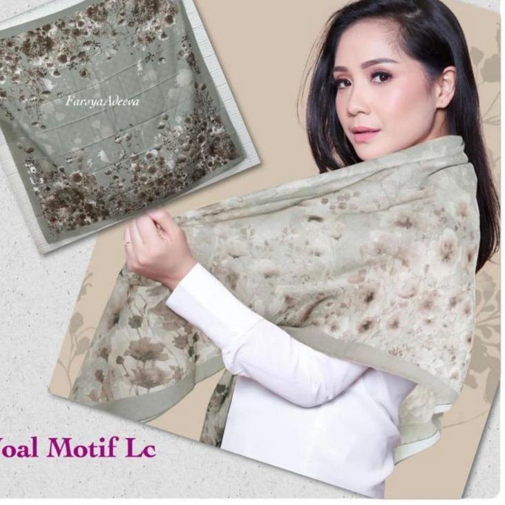 MM0 Deenay Scarf Voal Motif Lc Farsya Adeeva grosir termurah✭ (Topcer)