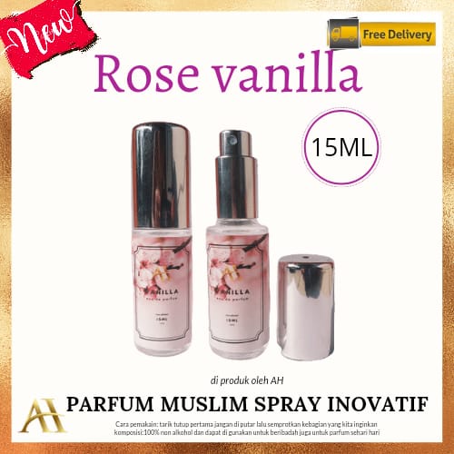 Parfum vanilla rose Parfum Vanila AH Parfum Non Alkohol, Parfum Wangi Dan Tahan Lama parfum vanila 1