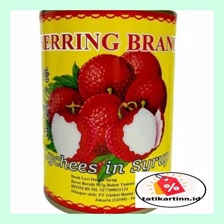 

T4Tksot Herring Brand Leci Kaleng/Herring Brand Leci/Lychee Herring Brand Ecer Sotytat