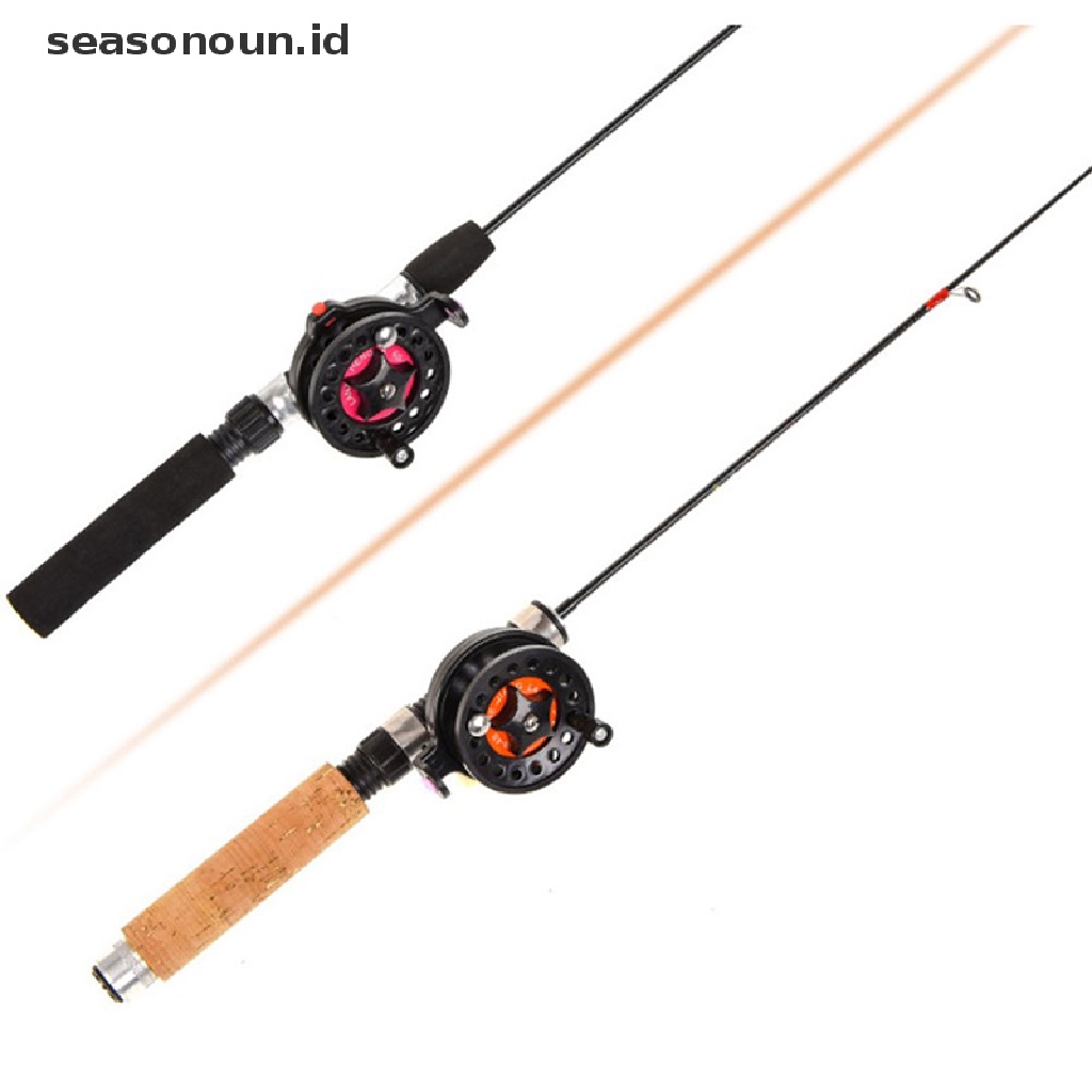 (seasonoun) Joran Pancing Teleskopis Mini Portable Untuk Memancing Di Es / Musim Dingin