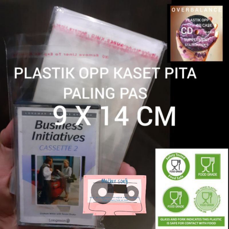 Plastik Opp 9x14 & 8,7x13 Kaset Pita - Plastik Opp 9 x 14 & 8.7 x 13 Perhiasan - Plastik Opp 9x14 8.