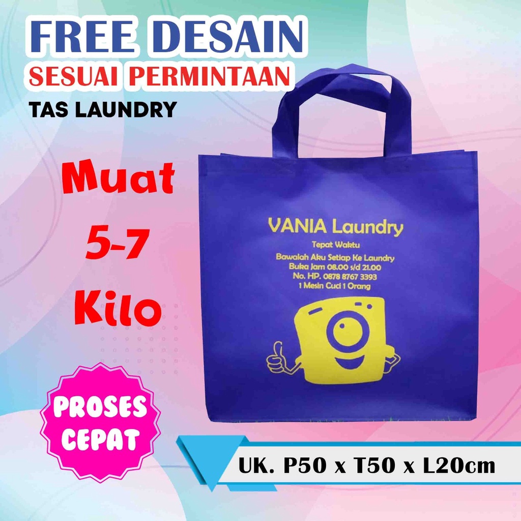 

TAS LAUNDRY / TAS PROMOSI USAHA / TAS SAFA SABLON WARNA SUPER CANTIK