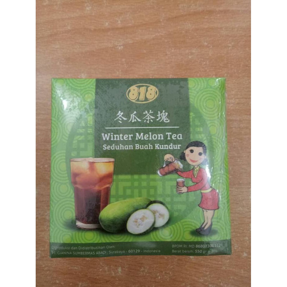 

Obat China winter melon tea seduhan buah kundur