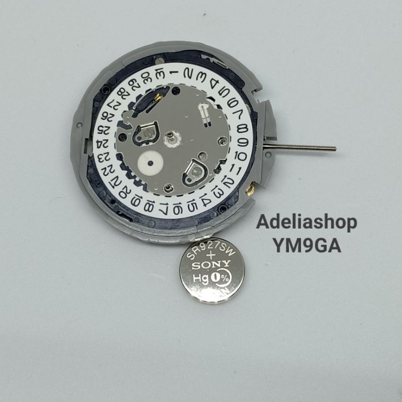 Mesin jam tangan Chronograp YM9GA posisi jarum kecil 6,912