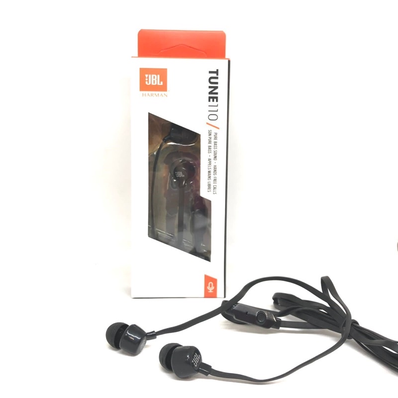 HANDSFREE JB T110 EARPHONE HEADSET JB T110 PUREBASS