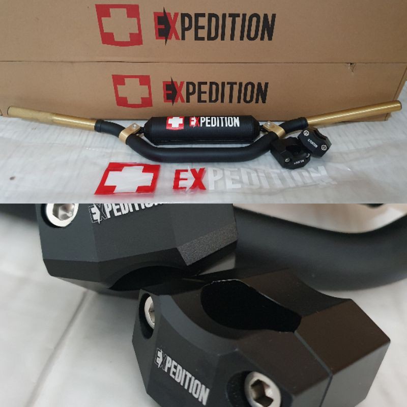 STANG EXPEDITION FATBAR TWINWALL PLUS RAISER ORIGINAL. SETANG STIR MOTOCROSS GRASSTRACK ENDURO TRAIL