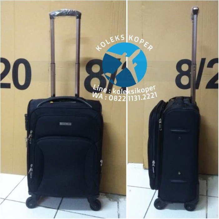 Koper - Koper Original Navy Club Kanvas Tsa Lock Ukuran Kabin 20 Inch