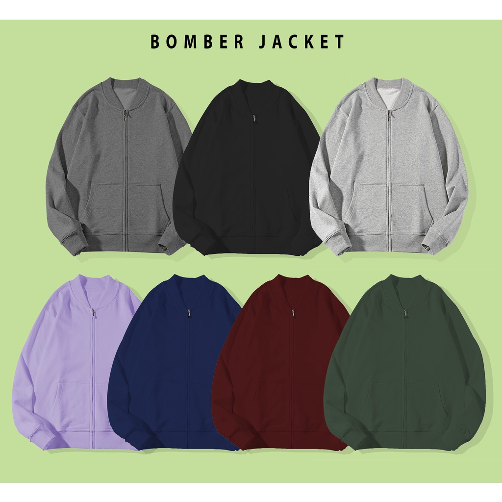 CUSTOM JACKET BOMBER / UPGRADE PRODUK JACKET BOMBER / BOMBER / TUMBLER TEE / UNISEX PRIA WANITA / CU