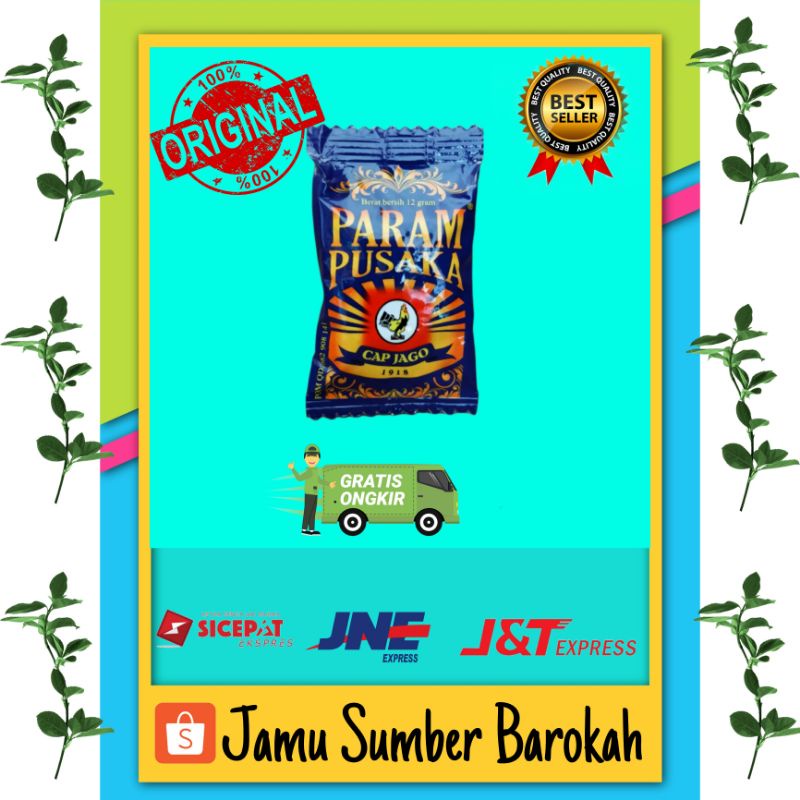 parem pusaka cap jago original