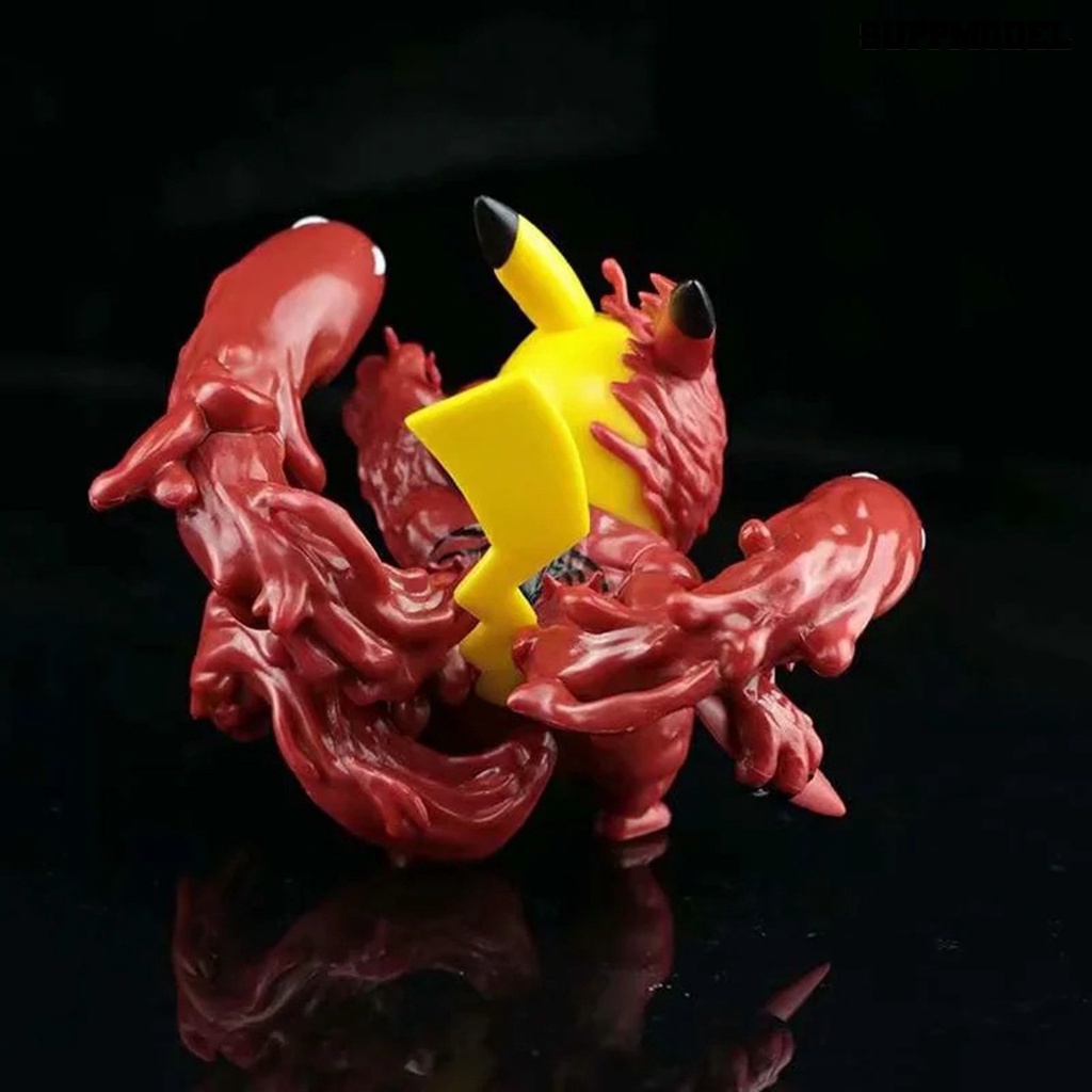 Ornamen Model Venom Pikachu 3D Untuk Dekorasi