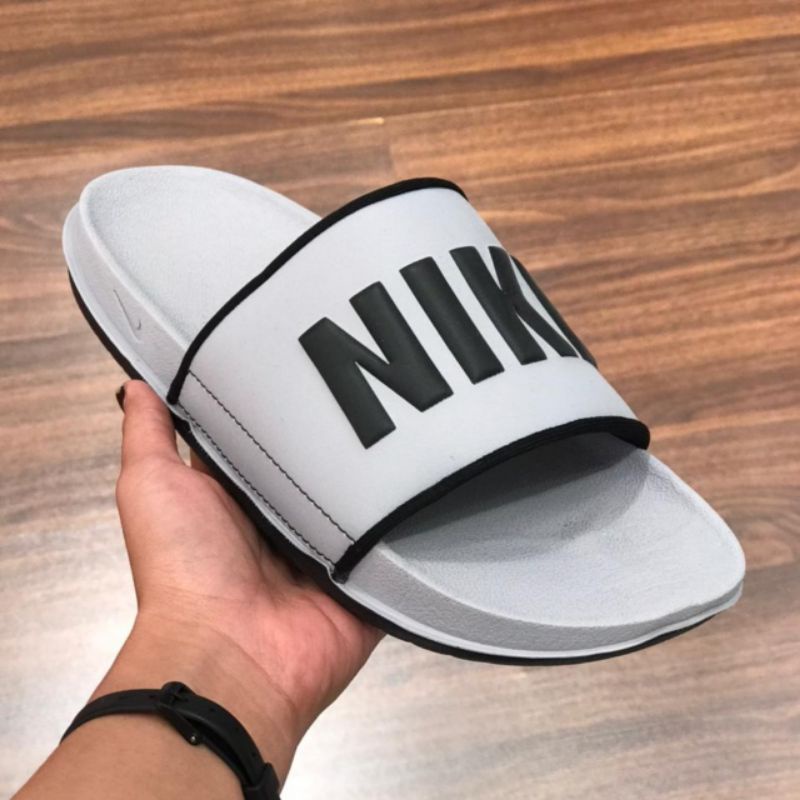 Sandal slip on Slop Flip Sendal Sport Nike Offcourt Slide Kawa Shower Slide Original BNIB - black / 