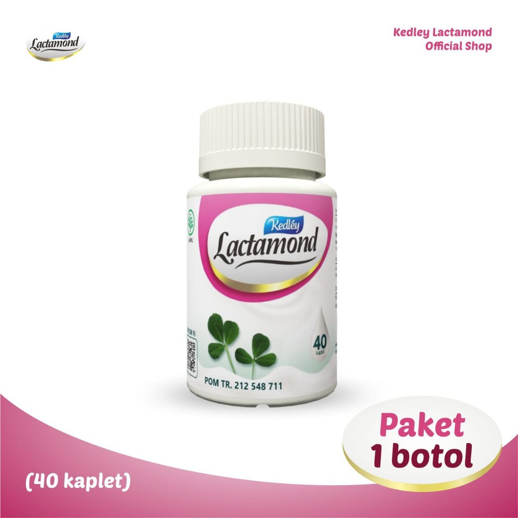 KEDLEY LACTAMOND  Kaplet Booster ASI | Herbal alami | 40 Kaplet