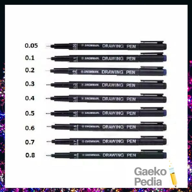 

GAEKOPEDIA || Snowman Drawing Pen
