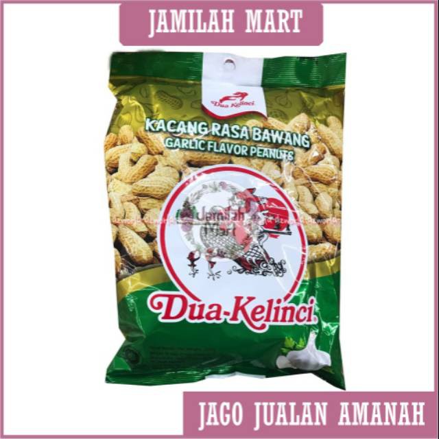 

DUA KELINCI Kacang Kulit Rasa Bawang Putih 80g